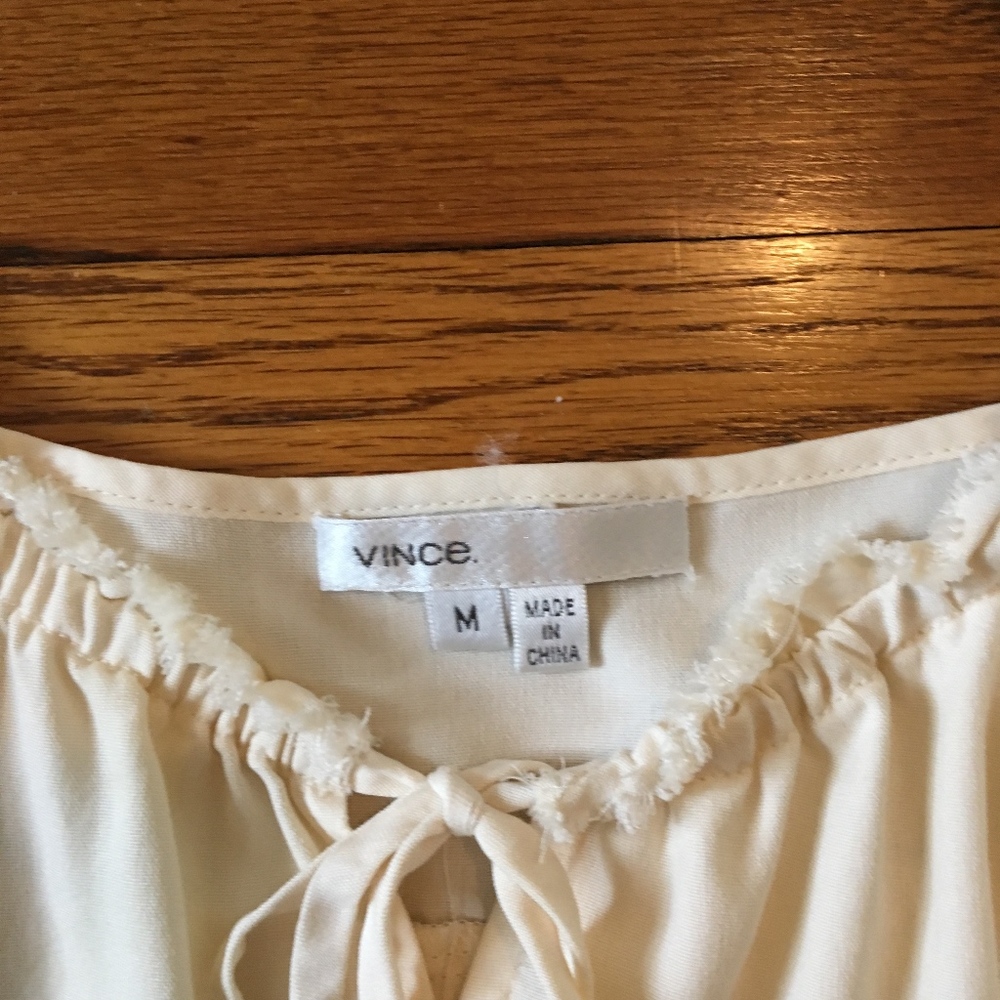 Silk cream Vince tank